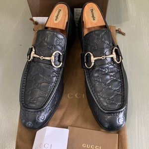 Authentic Gucci Guccissima  GG logo US 8.5